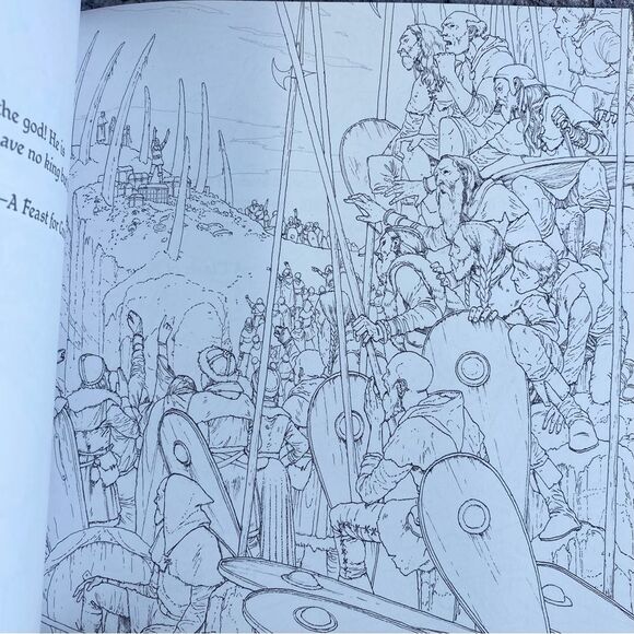 The Official A Game of Thrones Adult Coloring Book A Song of Ice Fire Paperback - Picture 6 of 9